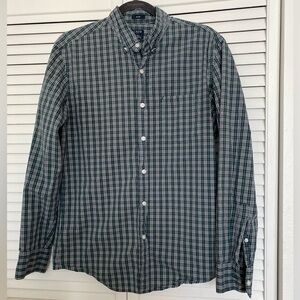 Men's Green Plaid Shirt J crew